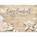 Youngs Wood Seashell Wall Plaque 37190